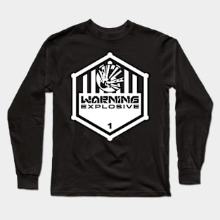 Warning: Explosive Long Sleeve T-Shirt